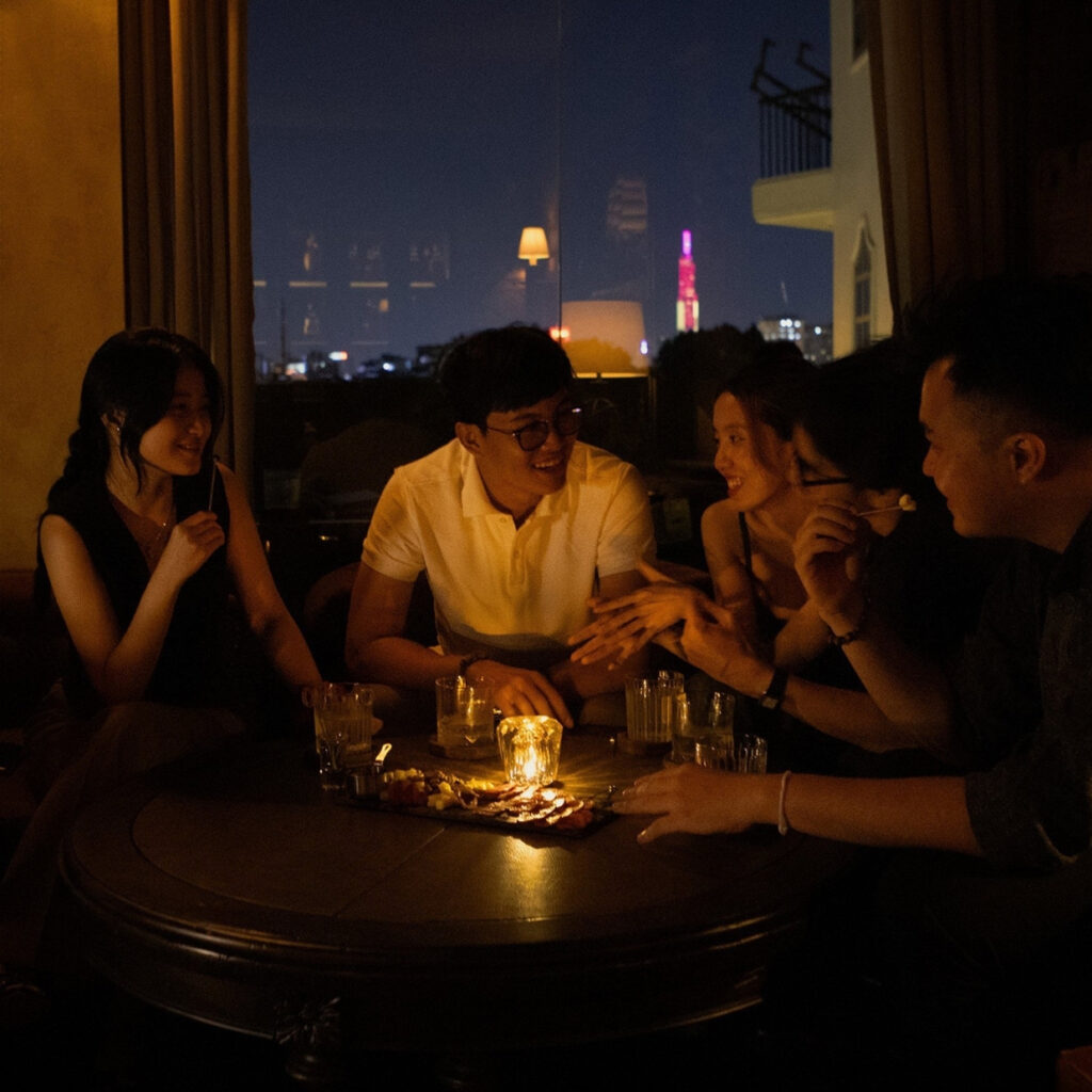 Đèn Bàn Trang Trí Quán Bar HUTA Light For Life Mã PLCOC