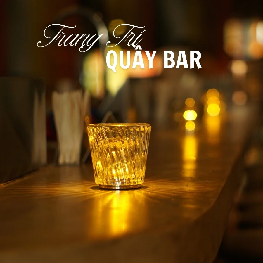 Đèn Bàn Trang Trí Quán Bar, Nhà Hàng HUTA Light For Life Mã PLCOC