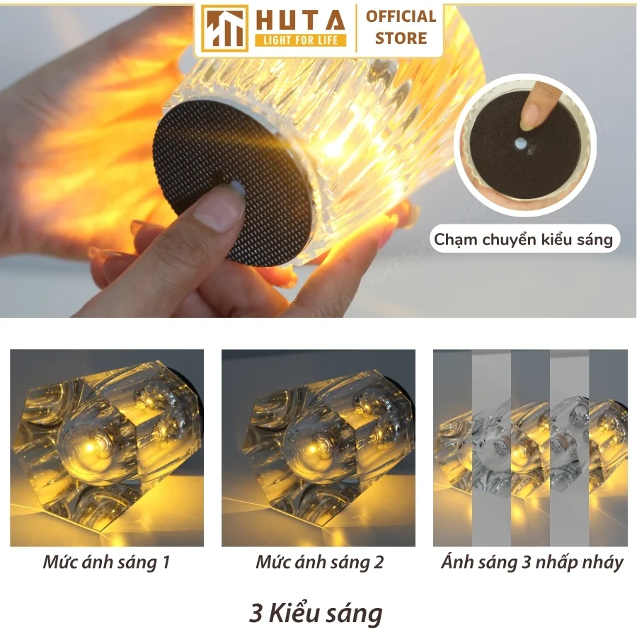 Đèn Bàn Trang Trí Quán Bar, Nhà Hàng HUTA Light For Life Mã PLCOC