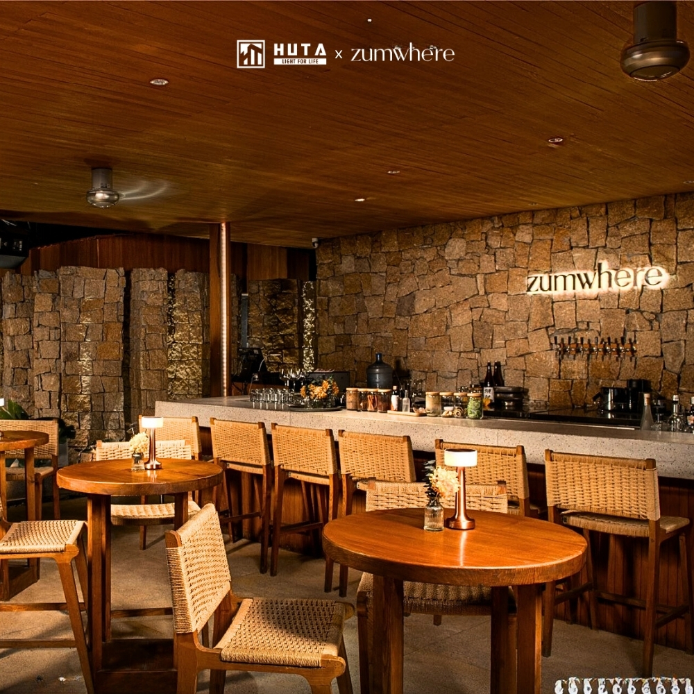 HUTA x Zumwhere - Giải pháp đèn bàn Horeca cho không gian Izakaya hiện đại