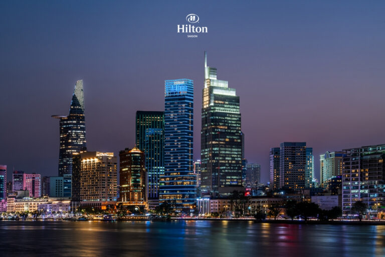 HUTA x Hilton Saigon – Giải pháp đèn bàn Horeca cho không gian ẩm thực 5 sao