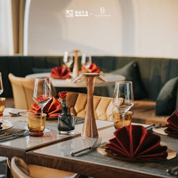 ET1 – giải pháp đèn bàn Horeca từ HUTA tại Cloud Nine Saigon Restaurant