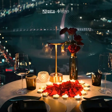 Đèn bàn Horeca: Điểm nhấn ánh sáng cho SENS – Dine & Wine