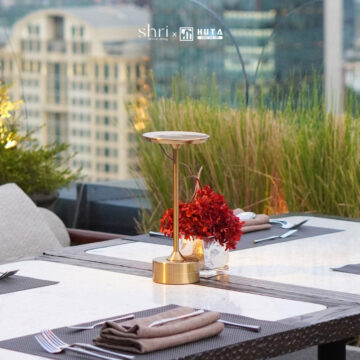 Giải pháp đèn bàn Horeca từ HUTA tại Shri Lifestyle Dining