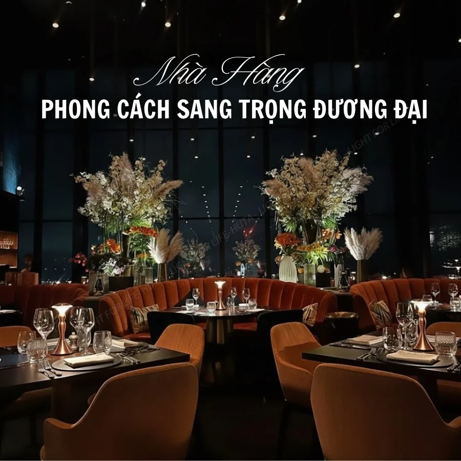 Đèn Bàn Quán Bar, Nhà Hàng HUTA Light For Life Mã RESCUP