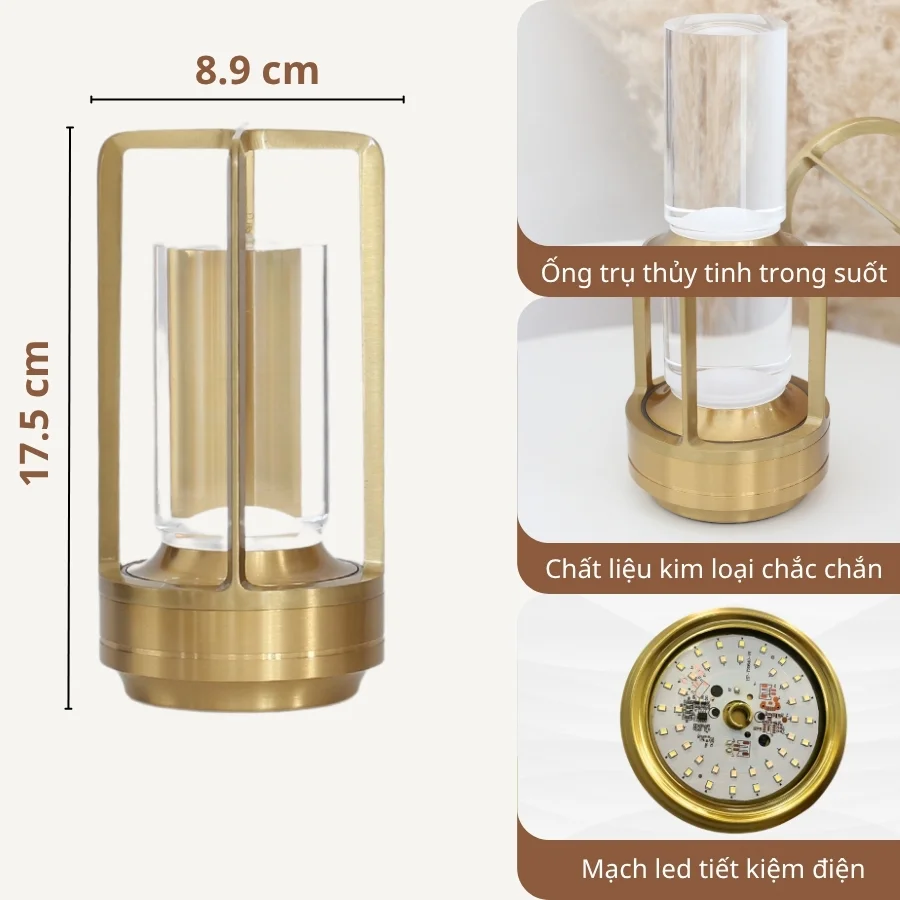 Đèn Bàn Quán Bar, Nhà Hàng HUTA Light For Life Mã RESNEN