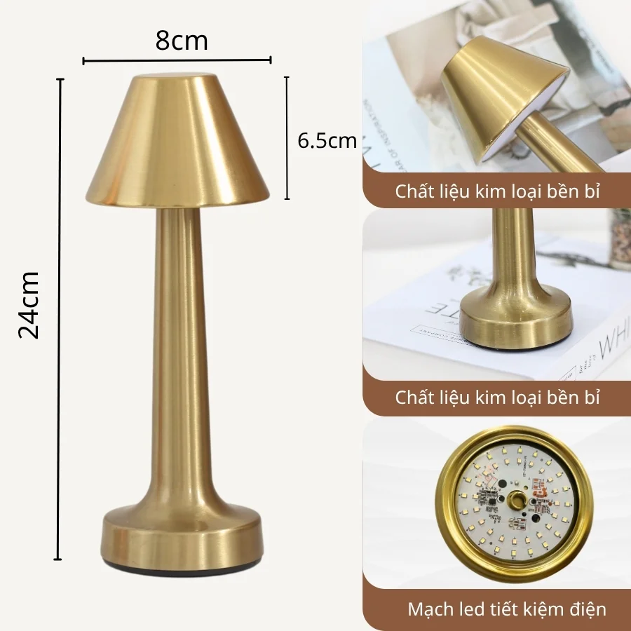 Đèn Bàn Quán Bar, Nhà Hàng HUTA Light For Life Mã RESNONCUT