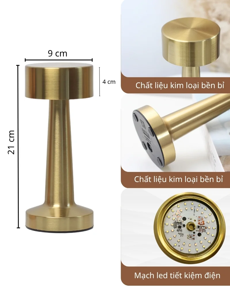 Đèn Bàn Quán Bar, Nhà Hàng Trang Trí HUTA Light For Life Mã RESTRU