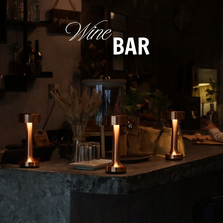 Đèn Bàn Quán Bar Trang Trí HUTA Light For Life Mã RESTRU