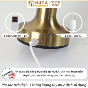 Đèn Bàn Quán Bar Trang Trí HUTA Light For Life Mã RESTRU