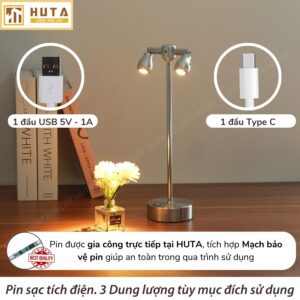 Đèn Bàn Trang Trí Nhà Hàng HUTA Light For Life Mã ROI