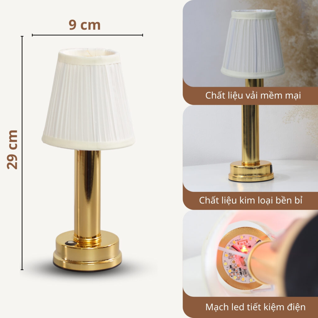 Đèn Bàn Trang Trí Quán Bar HUTA Light For Life Mã RESBED1