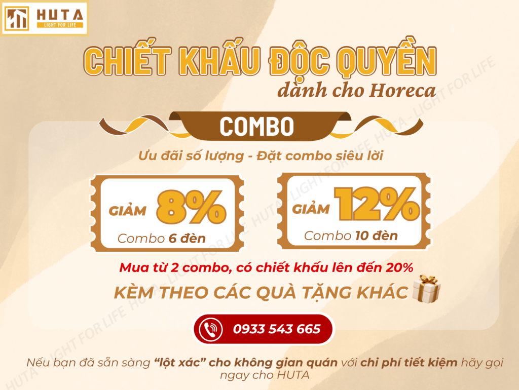 Đèn Bàn Trang Trí Nhà Hàng HUTA Light For Life Mã RESDUNON