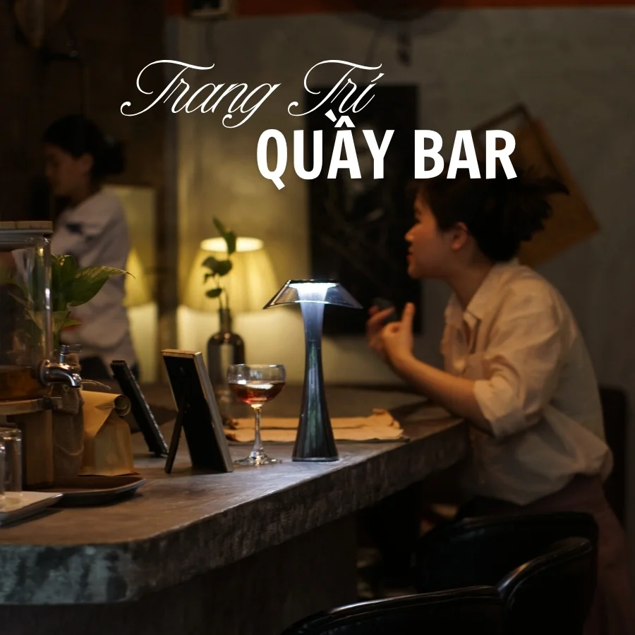 Đèn Bàn Trang Trí Nhà Hàng, Quán Bar HUTA Light For Life Mã ET1