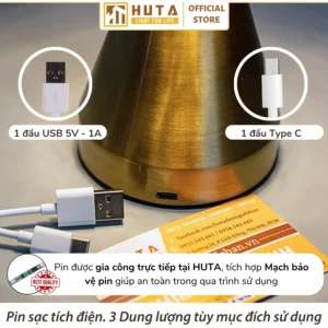 Đèn Bàn Trang Trí Nhà Hàng, Quán Bar HUTA Light For Life Mã RESBED2