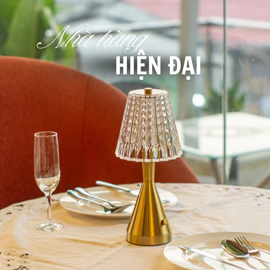 Đèn Bàn Trang Trí Nhà Hàng, Quán Bar HUTA Light For Life Mã RESBED2
