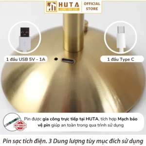 Đèn Bàn Trang Trí Nhà Hàng, Quán Bar HUTA Light For Life Mã RESBED3