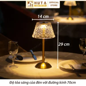 Đèn Bàn Trang Trí Nhà Hàng, Quán Bar HUTA Light For Life Mã RESBED3