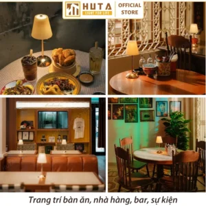 Đèn Bàn Trang Trí Nhà Hàng, Quán Bar HUTA Light For Life Mã RESBED5