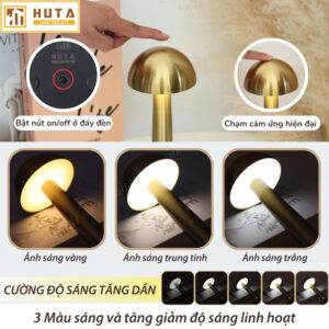 Đèn Bàn Trang Trí Nhà Hàng, Quán Bar HUTA Light For Life Mã RESNON