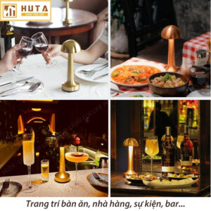 Đèn Bàn Trang Trí Nhà Hàng, Quán Bar HUTA Light For Life Mã RESNON