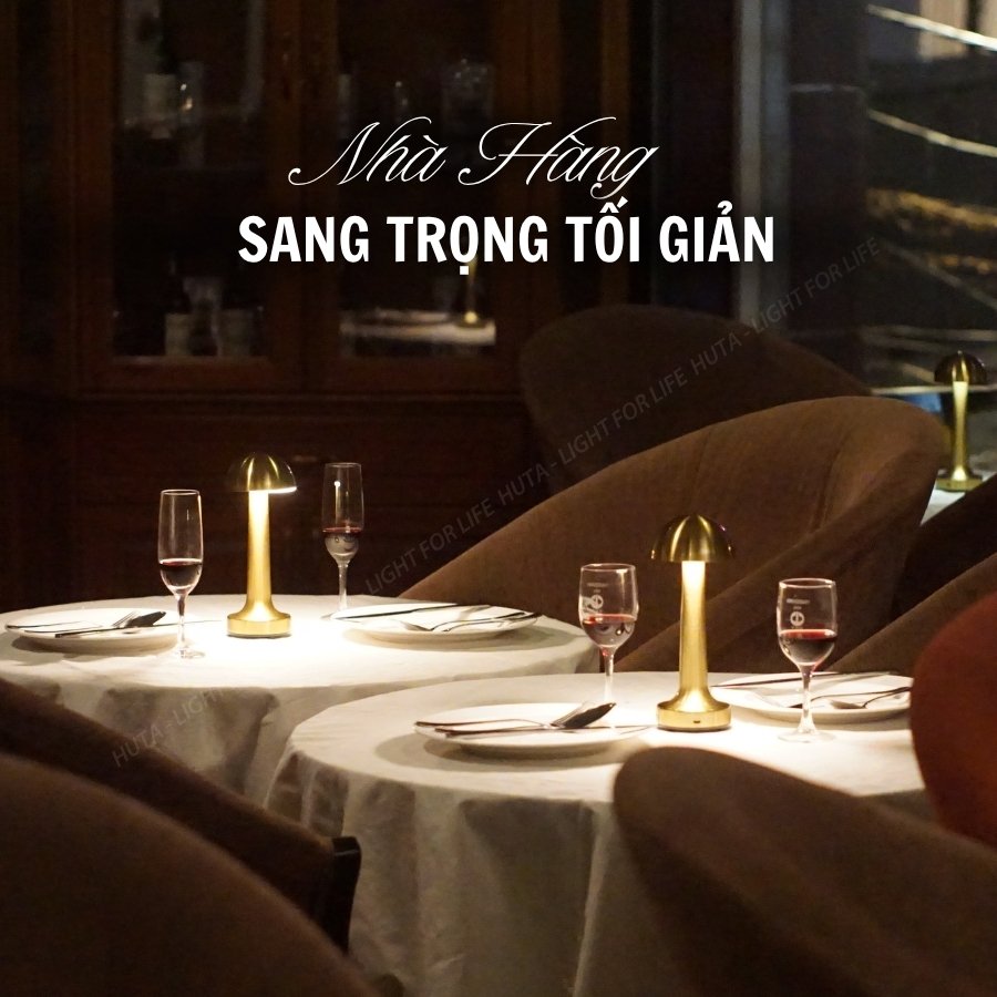 Đèn Bàn Trang Trí Nhà Hàng, Quán Bar HUTA Light For Life Mã RESNON