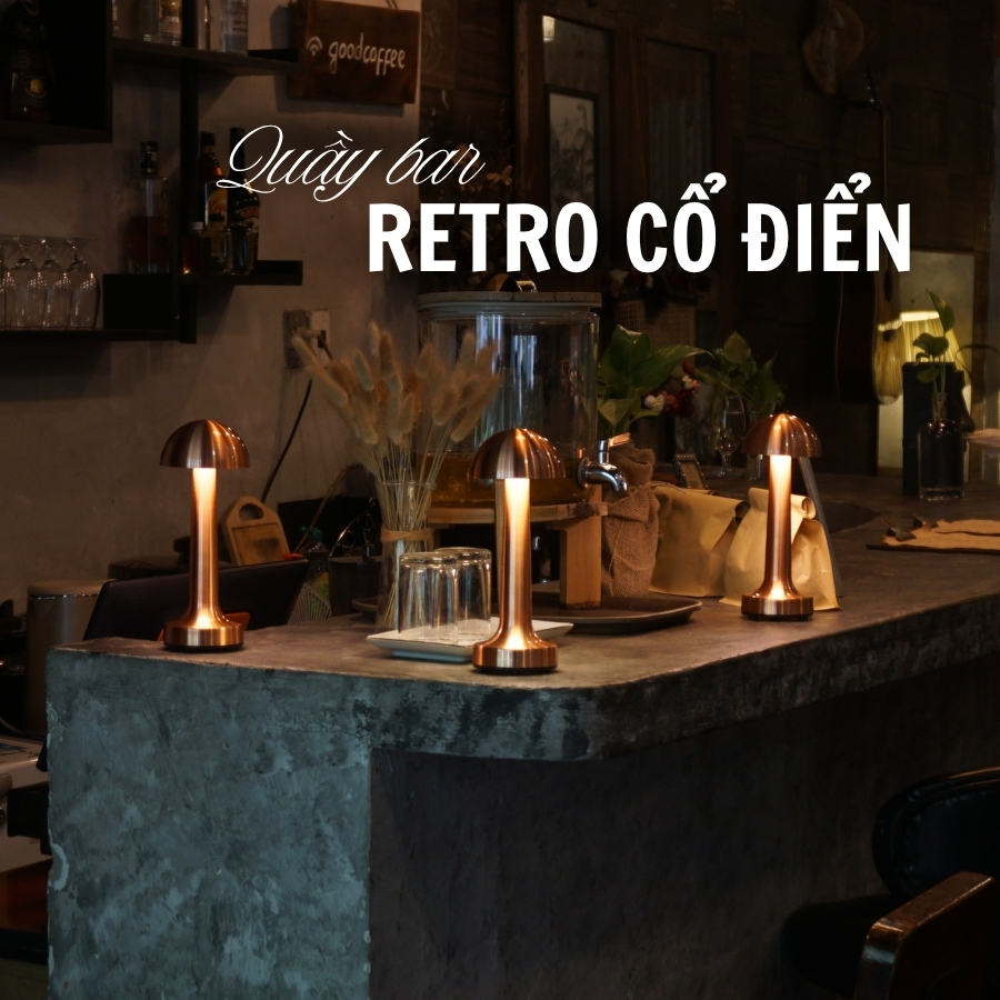 Đèn Bàn Trang Trí Nhà Hàng, Quán Bar HUTA Light For Life Mã RESNON