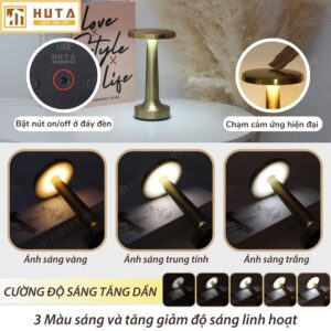 Đèn Bàn Trang Trí Quán Bar HUTA Light For Life Mã RESDIA2