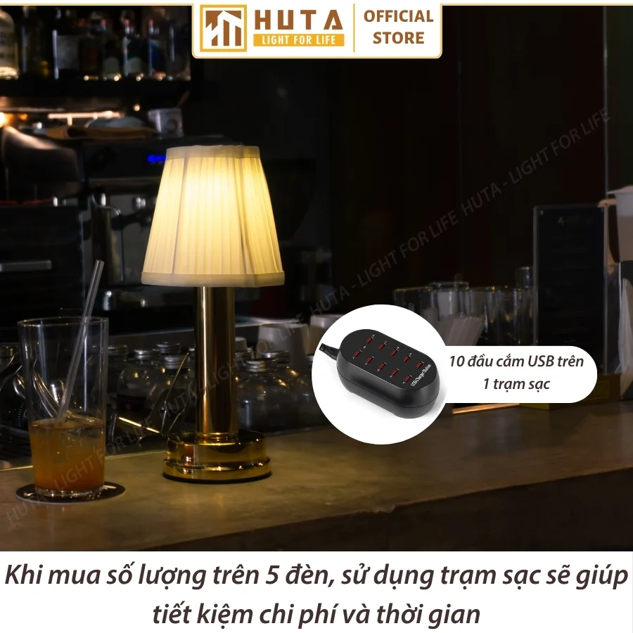 Đèn Bàn Trang Trí Quán Bar, Nhà Hàng HUTA Light For Life Mã RESBED1