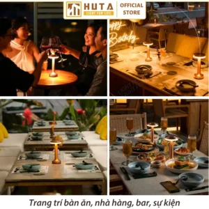 Đèn Bàn Trang Trí Quán Bar, Nhà Hàng HUTA Light For Life Mã RESDIA1