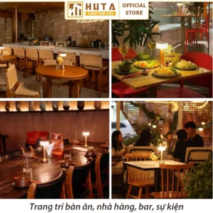 Đèn Bàn Trang Trí Quán Bar Nhà Hàng HUTA Light For Life Mã RESTA