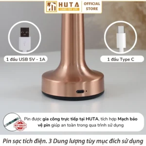 Đèn Bàn Trang Trí Quán Bar Nhà Hàng HUTA Light For Life Mã RESTA