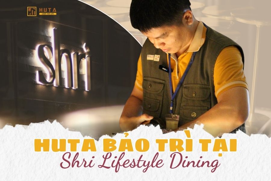 Hành Trình Bảo Trì Đèn Bàn Ăn Tại Nhà Hàng Shri Lifestyle Dining