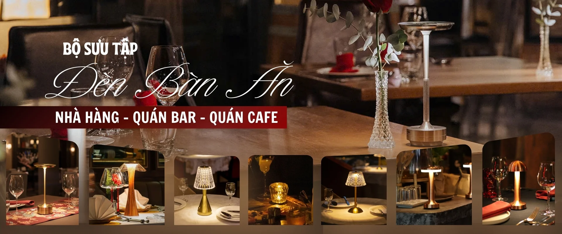 Đèn bàn ăn nhà hàng - quán bar - quán cafe