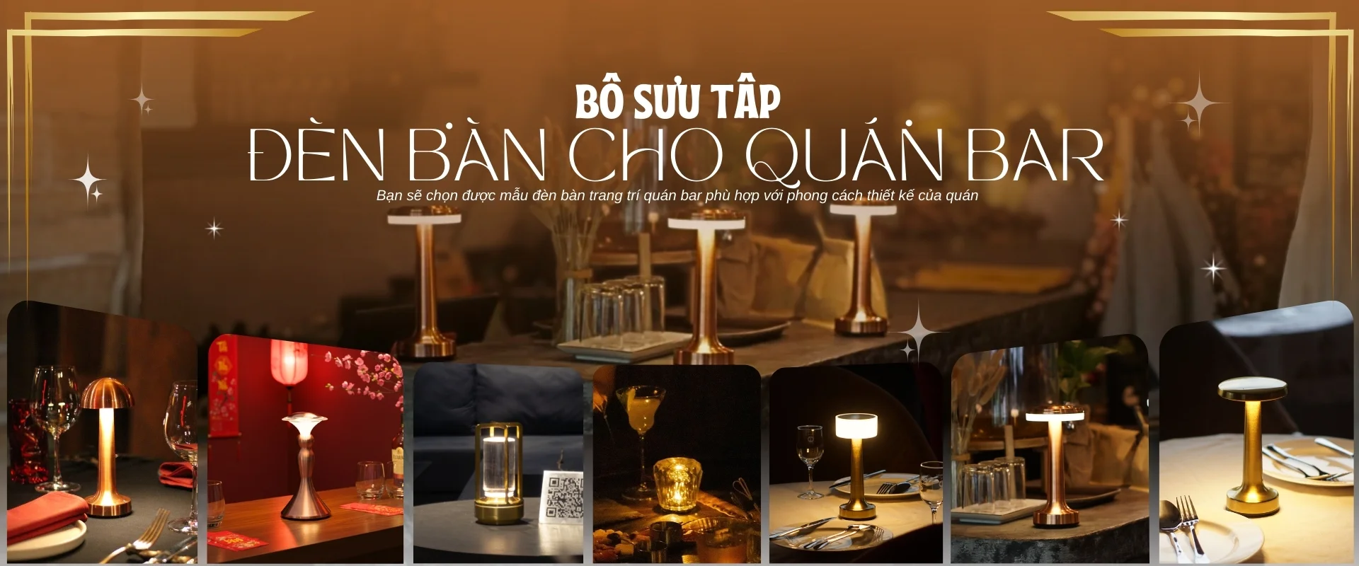 Đèn bàn cho quán bar