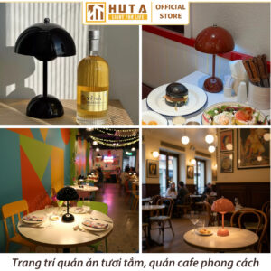 Đèn Bàn Decor Tích Điện HUTA Light For Life Mã BEDNAM