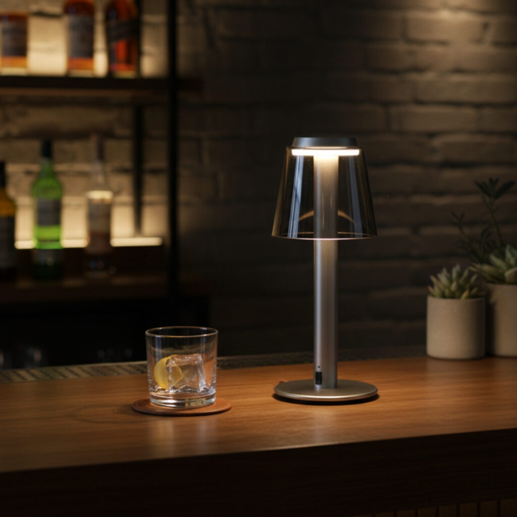 Đèn bàn decor tích điện HUTA Light For Life mã RESBED4