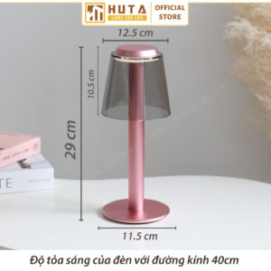 Đèn bàn decor tích điện HUTA Light For Life mã RESBED4