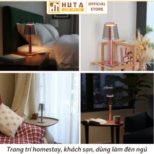 Đèn bàn decor tích điện HUTA Light For Life mã RESBED4