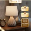 Đèn Ngủ Để Bàn Decor Khách Sạn HUTA Light For Life Phong Cách Tối Giản Sang Trọng Thân Gốm Sứ Mã S13