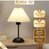 Đèn Ngủ Để Bàn Decor Khách Sạn, Tab Đầu Giường HUTA Light For Life Thân Kim Loại Mã T13