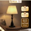 Đèn Ngủ Để Bàn Decor Khách Sạn, Tab Đầu Giường HUTA Light For Life Thân Kim Loại Mã T2