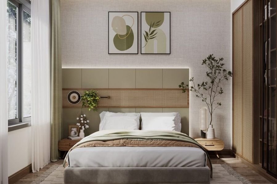 Đèn ngủ để bàn, tab đầu giường mã G1 phù hợp không gian nào?