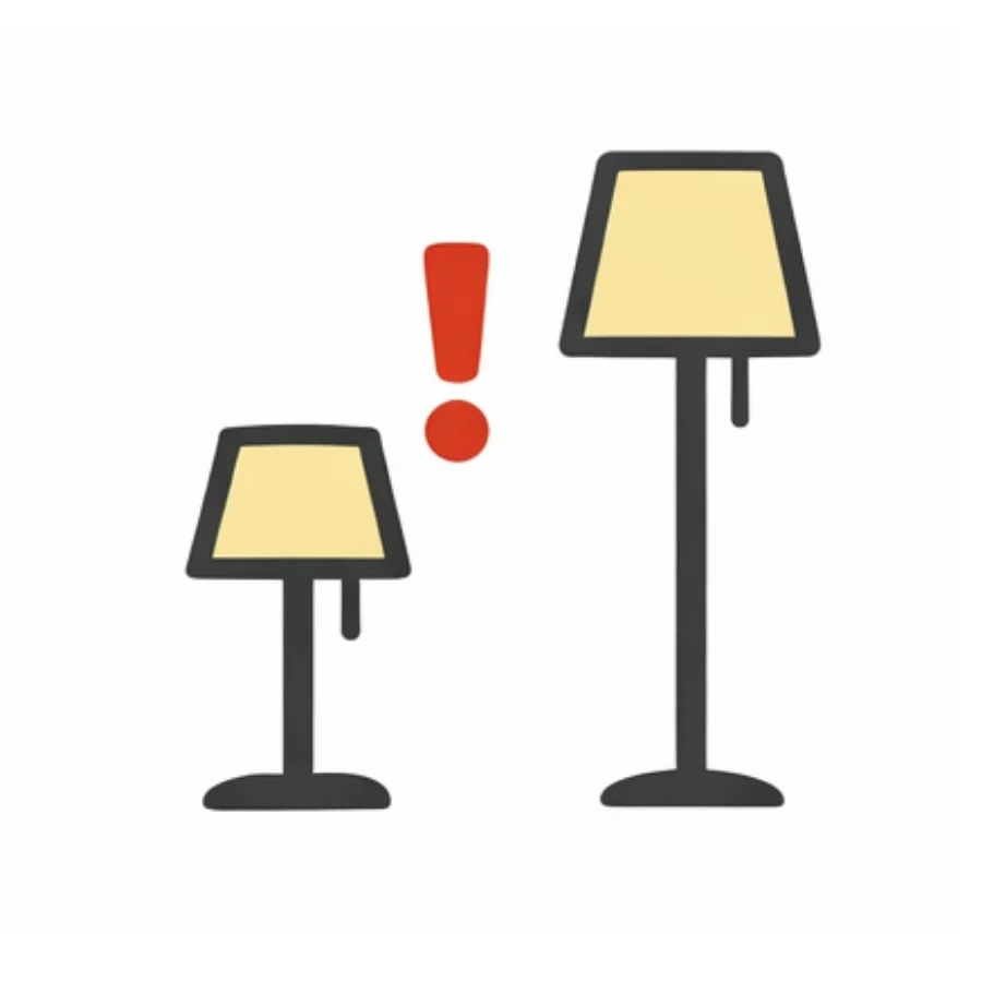 Một vài lỗi khi chọn đèn cây đứng để trang trí