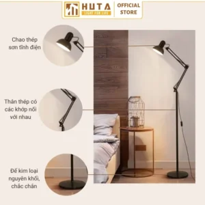 Đèn cây đứng HUTA Light For Life chất liệu kim loại dáng pixar mã KC1