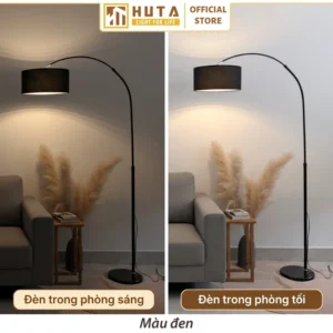 Đèn cây đứng HUTA Light For Life thân kim loại dáng cong mã KC2