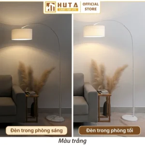 Đèn cây đứng HUTA Light For Life thân kim loại dáng cong mã KC2