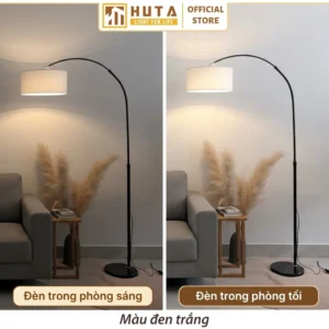Đèn cây đứng HUTA Light For Life thân kim loại dáng cong mã KC2