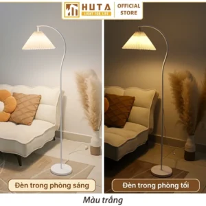Đèn cây đứng HUTA Light For Life thân kim loại dáng cong mã KC6