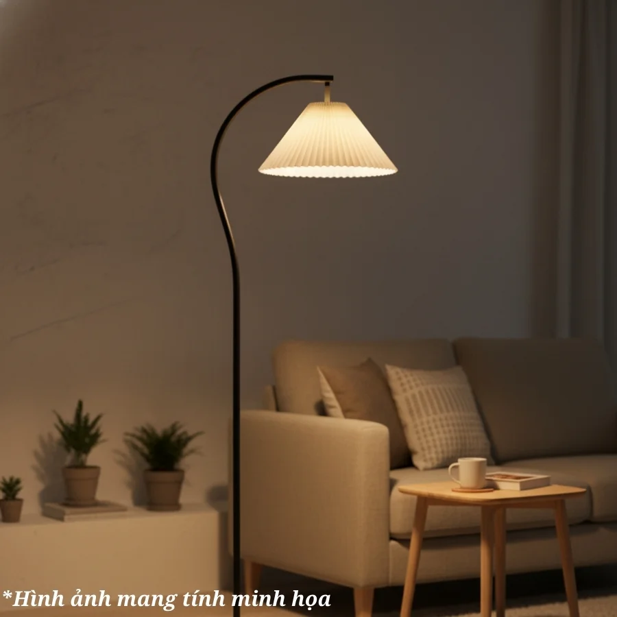 Đèn cây đứng dáng cong mã KC6 có thể trang trí ở các vị trí nào?